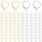 Ninnyi 100 PCS Earring Hoops for Jewellery Making, Dangle French Stainless Steel Earring Hooks Findings