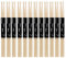 Lot de 24 baguettes de batterie en bois d'érable pour exercice de batterie, instrument de musique, accessoires de percussion 7A