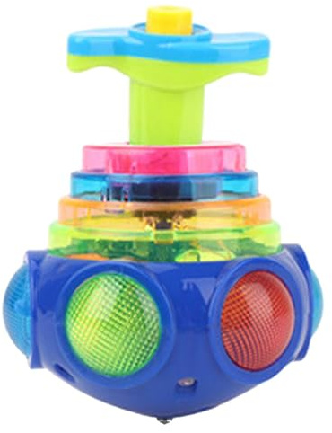 Trottole a LED - Trottole con musica brillante a LED per bambini, effetto luminoso con giroscopio | Spinners Giroscopio Top Bomboniere, trottole musicali in materiale di fascia alta per bomboniere per