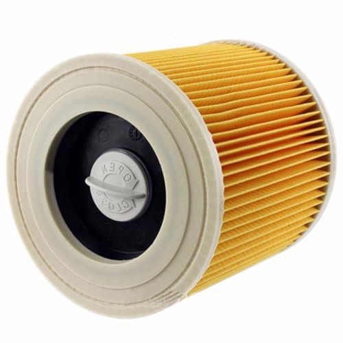 2 Filtres à poussière d'air de 2 emballages de remplacement de la cartouche de pièces filtrantes sur les aspirateurs KARCHER Hépativement Filtre WD2250 WD3.200 MV2 MV3 WD3