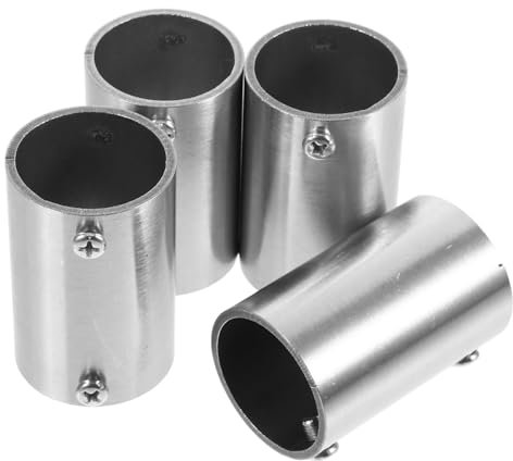 HOMSFOU 4stücke Rohrverbinder Gerade Aus Handlauf-rohrverbinder Für Einfache Installation Und Vielseitige Anwendung in Geländer Und Rohrverbindungen