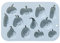 Stampo in silicone a forma di zucca, per Halloween, cupcake, cioccolato, feste, pasticceria, caramelle, fondente, zucca, fondente