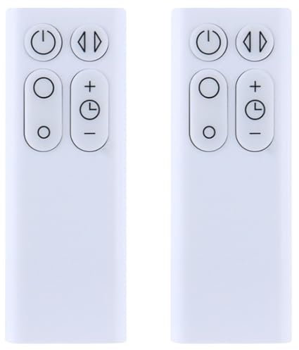 Newyuan 2Pcs New Fan Remote Control Replacement, Compatible with Dyson Cool Fan AM07 AM06 AM08(ONLY)