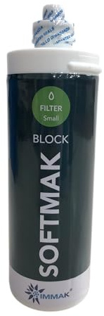 EWS® Cartuccia Filtro Ricambio per Depuratori d'Acqua Carbone Attivo 5 Mcr, Attacco a Baionetta, Compatibile con Attacco Everpure, Migliora la Qualità dell'Acqua