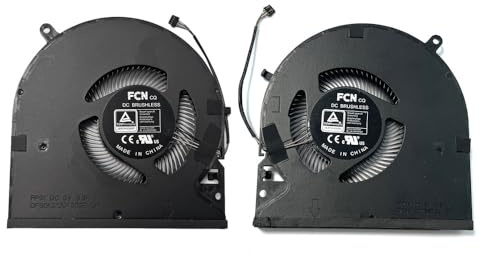 ZAHARA 5V CPU+GPU Ventilateur PC Portable pour Razer Blade 15 Advanced RZ09-0409 RZ09-0421 Ventilo PC Remplacement Laptop Cooling Pad
