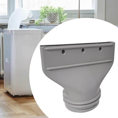 Flacher Klimaanlage Abluftschlauch Adapter | Abluftschlauch Adapter Fenster | Für 13cm/15cm Durchmesser Abluftschlauchs Klimagerät Fenster, Für Mobile/Auto Klimagerät