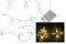 BOLTZE LED Deko Lichterkette mit 10 Sternen batteriebetrieben Länge ca. 135 cm Christbaum Adventsgesteck Fensterdeko Weihnachten