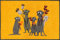 wash+dry Fußmatte, Erdmännchen Pepe, Bo, Paco & Co. 50x75 cm, innen und außen, waschbar