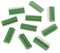 JOYKK 10 Pezzi 10Pin Morsetti a Vite per Montaggio su PCB Morsetto 2.54mm Passo - Verde
