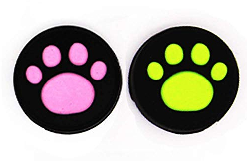 Silicone Thumb Stick Grips Cap Cover Controller Joystick Thumbsticks Caps for PS4 Xbox ONE Xbox 360 PS3 PS2 Cat Dog Paw (I)