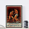 Nacnic Vintage Poster. Vintage Boxing Poster Politeama Garibaldi. A3 Größe mit Rahmen