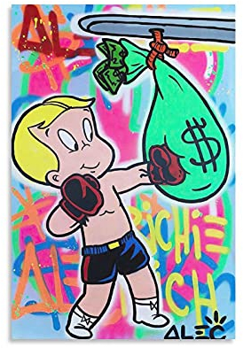 GNKIO Fondo De Pantalla De ALEC Monopoly Poster Dekorative Malerei Leinwand Wandkunst Wohnzimmer Poster Schlafzimmer Malerei 12x18inch(30x45cm)