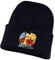 WANHONGYUE One Piece Monkey D Luffy Anime Beanie Strickmütze für Damen und Herren Unisex Weiche Cuffed Plain Hat Warme Winter Mütze Skullcap Schwarz/3