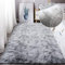 Leesentec Teppich für Wohnzimmer, Schlafzimmer, Jugendliche, Mädchen, Shaggy, modernes Design, Langflor, weich, rutschfest, großer Teppich für Kinder, Schlafzimmer (Grau/Weiß, 80 x 120 cm)