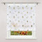Delien Raffrollo mit Schlaufen Transparente Raffgardine Kurz Vorhang Schlaufenrollo Modern Schals »Schmetterling« Küche Store Fenster Wohnzimmer Gardine 1 St. BxH 140x150cm,Gold