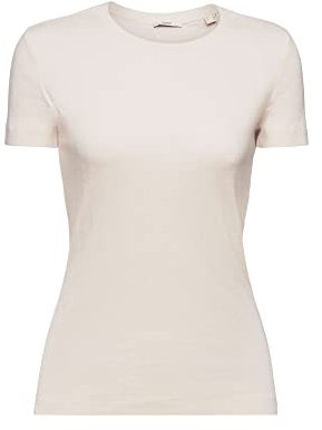 ESPRIT 023ee1k343 T-Shirt, Rose Pastel (695), L Femme