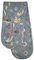 William Morris Strawberry Thief Blue Double Oven Glove Quilted