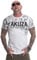 Yakuza Herren Faded T-Shirt, Weiß, 4XL