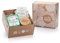 Officina Naturae Caja de regalo con detergente platos sólidos de menta Solara 180 gr + cepillo para platos de fibra vegetal y madera + soporte para jabón sólido compostable vegano