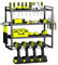 Power Tool Organizer,Wall Mounted Drill Rack Charging Station 4 Layers Removable Design Tool Storage Organizer Holder Heavy Duty Metal Tool Shelf for Workshop Home Garage