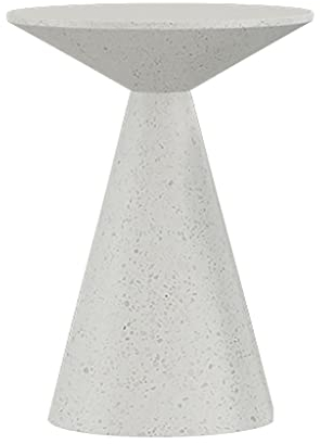 IMYOGI Exquisiter Sofa-Beistelltisch, Wabi-sabi Wind kreativer Wohnzimmer-Couchtisch, B&B-Schlafzimmer-Ecktisch/Nachttisch, multifunktionaler Freizeittisch (Farbe: A, Größe: 40 x 55 cm)