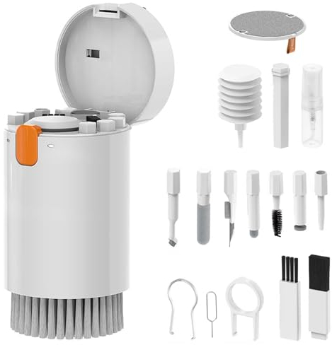 Tastatur Reinigungsset, 20 in 1 Elektronik Bildschirmreiniger Set Tastaturreiniger mit Bürste, Tragbar Display Reiniger mit Bürste Keyboard Cleaner, für iPhone, Handy, Laptop, PC, Computer, Kamera