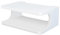 lalago WiFi Router Aufbewahrungsbox, Wandhalterung für WLAN Router, Router Schrank, TV Konsolen Router Regal, Regal für WLAN Router und Telefon, DVD Regal Wand,Wanddekoration (Weiß)