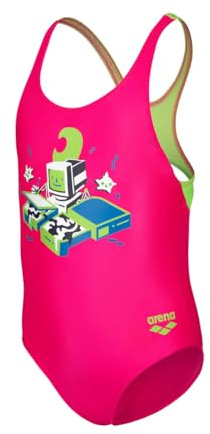 Arena Kids Girl's Arena Game Swimsuit Swim PRO Back Intero Bimba 0-24 (Pacco da 1)