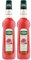 Mathieu Teisseire Getränke-Sirup Rose 0,7L - Cocktails (2er Pack)