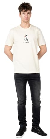 Iceberg T-Shirt Sylvester - F0226301 - Beige - XL (EU)