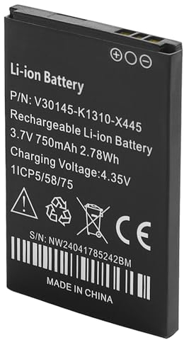 SHAWOROCE Akku 3,7V 750mA Batterien Kompatibel mit Siemens Gigaset SL350 SL400 SL400A SL400H L450 SL78 SL78H SL780 SL785 SL788 Telekom A806 Sinus A806 V30145-K1310-X445