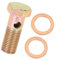 ACROPIX M14x1.5mm Metric Thread Banjo Bolts Brake Fitting Adapter with 2pcs M14 Washers Car Parts