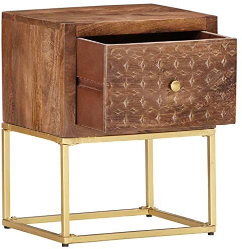 Nachttisch 40x30x50 cm Mango Massivholz,286554