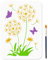 MAYJOYDIY Pusteblumen Schmetterlings Schablone 29.7×21cm Blumenmotiv Wiederverwendbare Kunststoff Schablonen Zum Malen Mit Pinsel Unkraut Blumen A4 Vorlagen Für Holz Wände Fenster Heimwerkerarbeiten