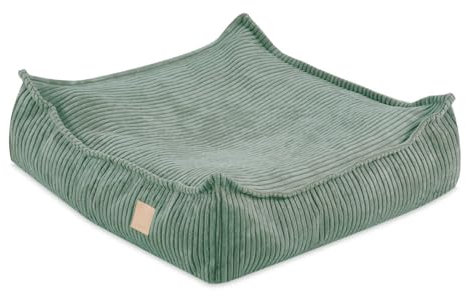 MISIOO Sitzkissen Boden Für Kinderzimmer, Weiches 60x60x20cm Bodenkissen In Quadratischer Form, Cord Material Mit Kuscheliger Füllung, Sitzkissen Für Kinder Zum Entspannen