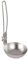 Cucharón de acero inoxidable – Cuchara plegable para acampar |, salsa de utensilios con asa, skimmer Nessie, colador portátil, cucharón sopa, cuchara con mango cómodo para cocina o picnic en el hogar