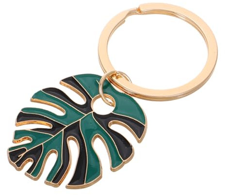 FRCOLOR Palmblatt-schlüsselanhänger Grün Anhänger Taschenanhänger Schlüsselhalter Dekoration Für Auto Tasche Rucksack Grün