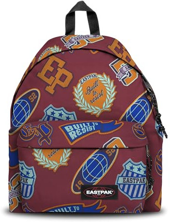 EASTPAK PADDED PAK'R Zaino, 24 L, Clash Burgundy, Rosso