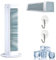 Portable Air Cooler, Portable Air Conditioner Cooling Fan, Mini Air Conditioning Unit with Remote, Beat the Scorching Heat & Humidity Instantly, Ultra Quiet, Personal Fans for Room/Home/Office (White)
