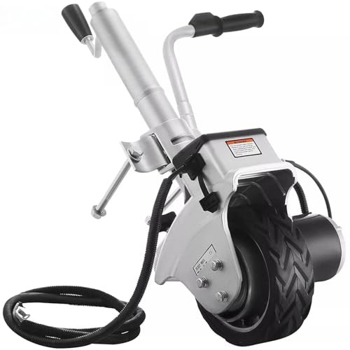 Ruota di Sostegno per Rimorchio, Carrello rimorchio Elettrico Carico Max Di 2270KG 12V/350W Cric Di-Rimorchio Barca Di Manovra Del Trasloco