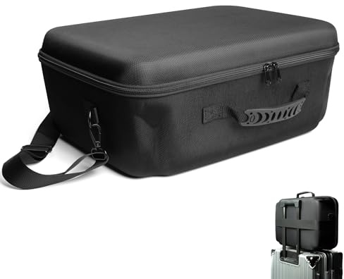 AUKURA Hartschalenetui mit Polsterung für PS5/Pro/Slim, mehrere Fächer für PS5 und Zubehör, Alles in einem gepolsterten Schutzetui für die PS5-Reise