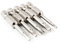 5 Stück Stahl Magnet Dreieck Kopf Schraubendreher Bits 1/4 Sechskantschaft Hardware-Tool