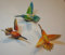 Humming Bird Fridge Magnet with Moving Wings X 1 - Colour Chosen at Random
