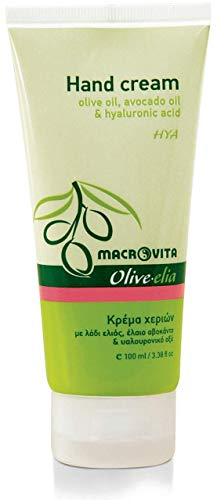 Olivelia - Handcreme mit Olivenöl, Avocadocreme und Hyaluronsäure, 100 ml
