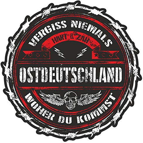 Spaß Kostet Wetterfester Aufkleber Ostdeutschland 15 oder 40cm Osten DDR Heimat Ossi