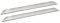 Avisa Seuils de portes inoxydable compatible avec Fiat 500e Berlina, 3+1 & Cabrio 2020- / 500 FL 2015- 3-portes - 2-pièces