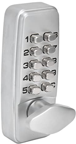 Lazimin Mechanical Password Lock, Digital Mechanical Door Lock, Keyless Entry Password Deadbolt Keypad, Widely Used in Gates, Parking Lots, Offices