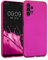 kwmobile Case kompatibel mit Samsung Galaxy A13 4G Hülle - Schutzhülle aus Silikon metallisch schimmernd - Handyhülle Metallic Pink