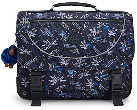 Kipling Preppy Schultasche, mittelgroß, leicht, 41 cm, 15 l, Surf Sea PRT, Surf Sea PRT, Einheitsgröße, Preppy
