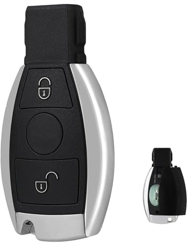 2 Buttons Car Key Fob Case For Mercedes Benz A B C E Class For BGA W203 W204 W205 W210 W211 W212 W221 For Ben-z Remote Key Shell with Blade